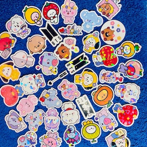 36pcs. BT21  Sticker Set Bundle. (WATERPROOF)