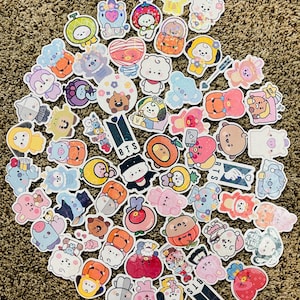 66 pcs. BT21  Sticker Set. (WATERPROOF)