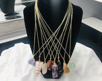 RAW CRYSTAL NECKLACE