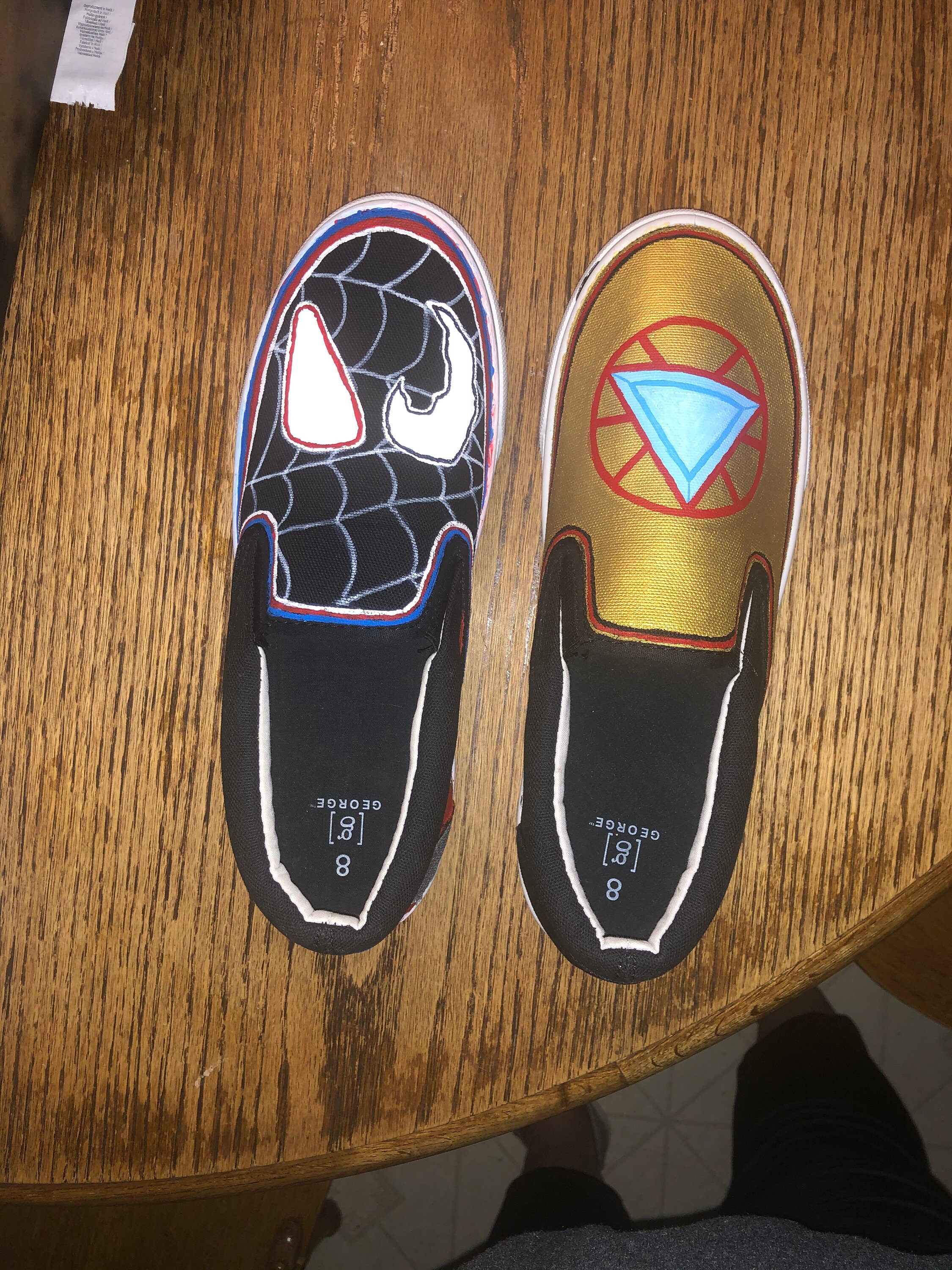 custom marvel shoes