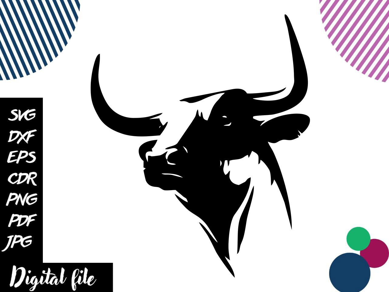 Steer Head Silhouette