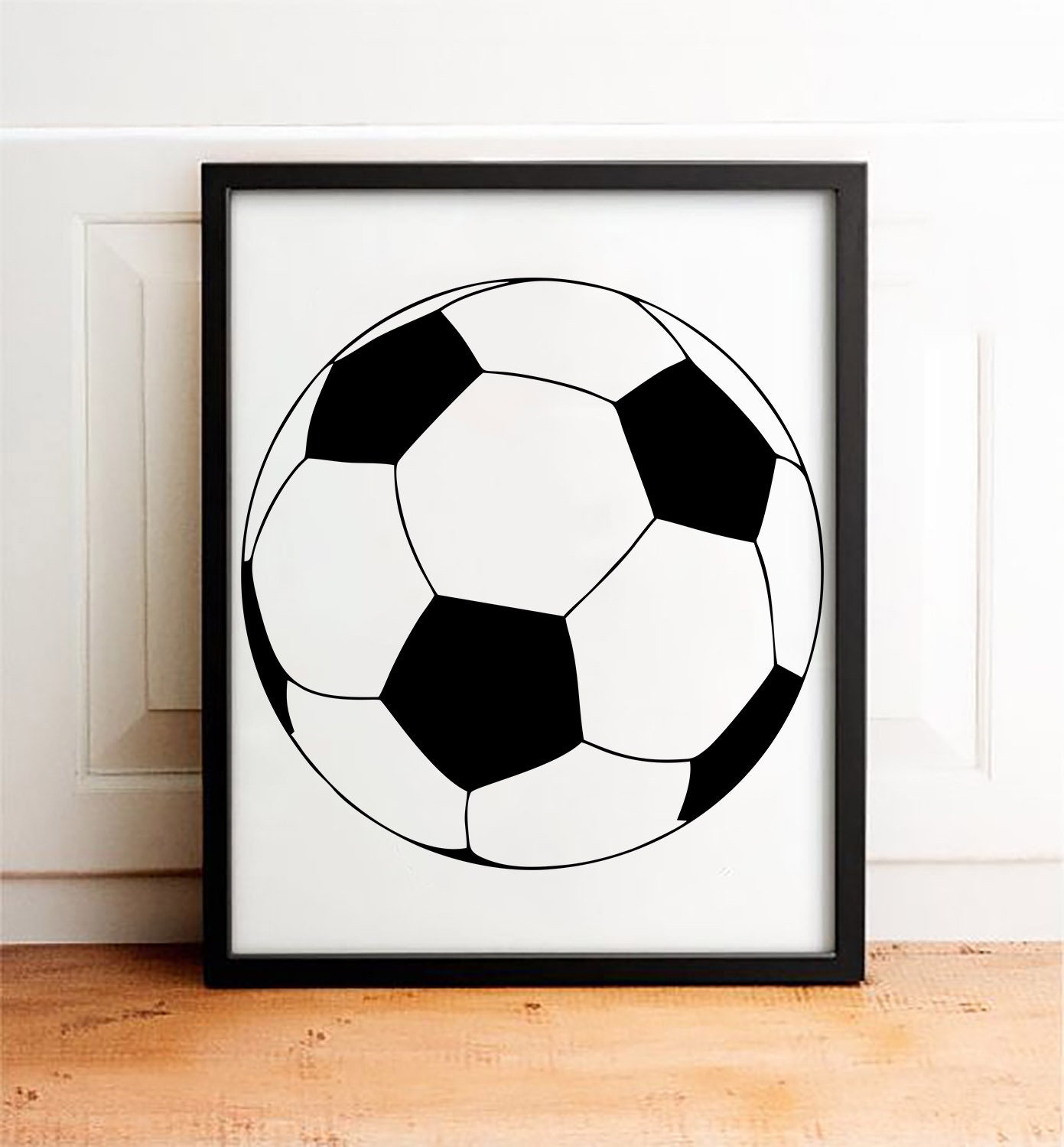 Soccer Ball Silhouette / Football player vector for cutting / | Etsy