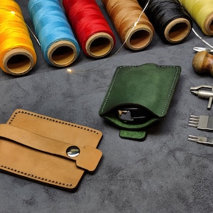 Estuche de cuero para llaves de coche, llavero de cuero, bolsa de cuero para llaves, organizador de llaves, bolsillos de cuero para llaves, llavero de cuero para coche