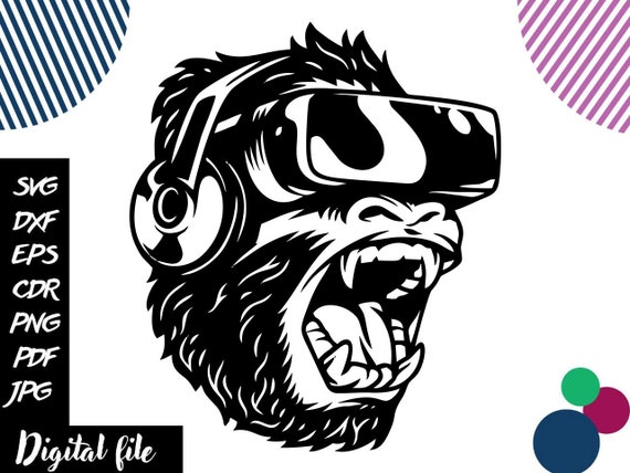 Gorilla Tag Gamer SVG PNG