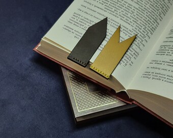 Personalized Leather Handmade Bookmark, Custom Bookmark Gift, Leather Bookmark, Reader Bookmark, Cute Bookmark