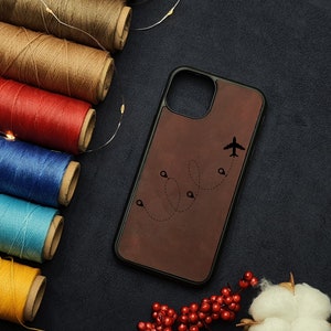 Aircraft-inspired iPhone sleeve Customizable flight phone case Airplane phone accessory Aviation-themed phone cover Custom iPhone case