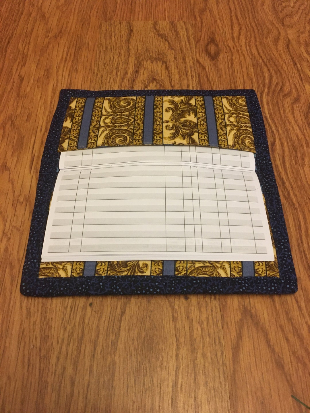 Quilted Checkbook Cover Etsy