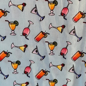 cocktails fabric