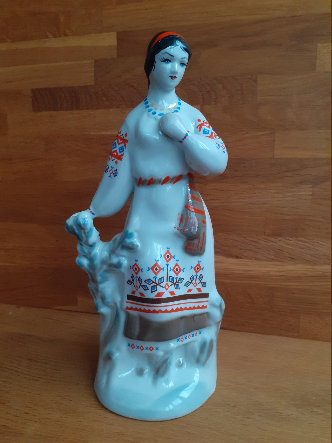 Ukrainian girl Porcelain figurine vintage USSR Etsy