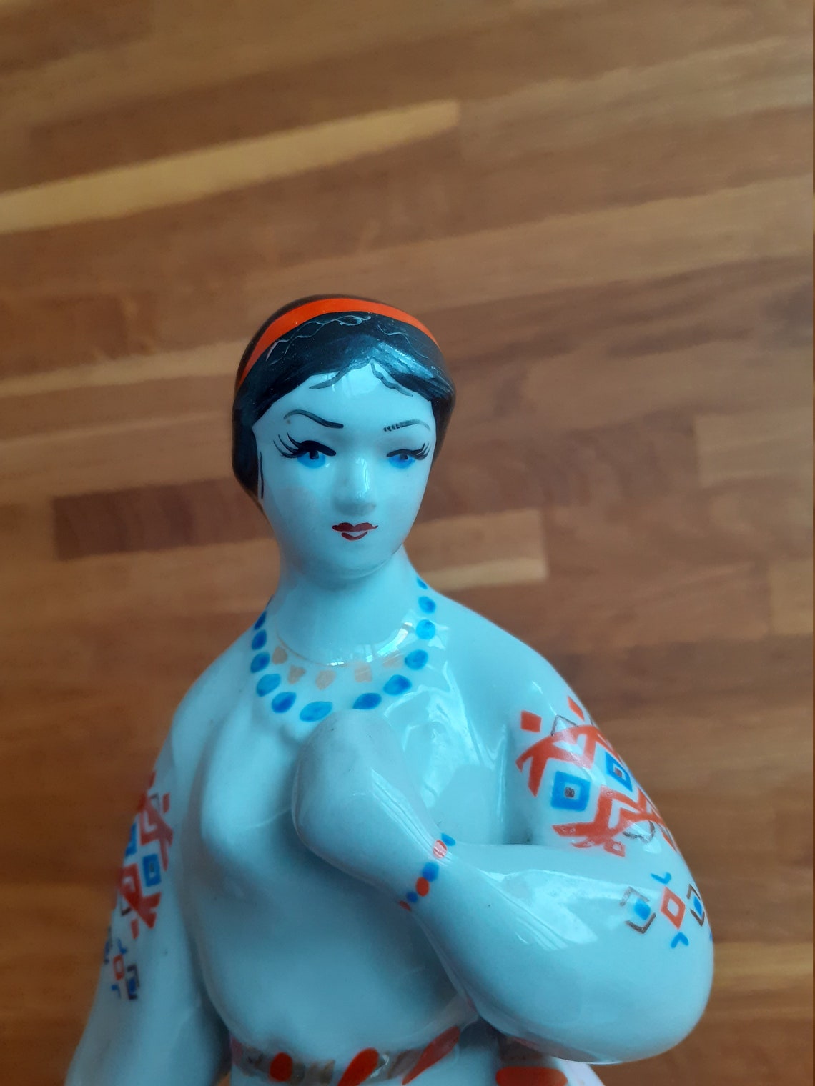 Ukrainian Girl Porcelain Figurine Vintage USSR Etsy