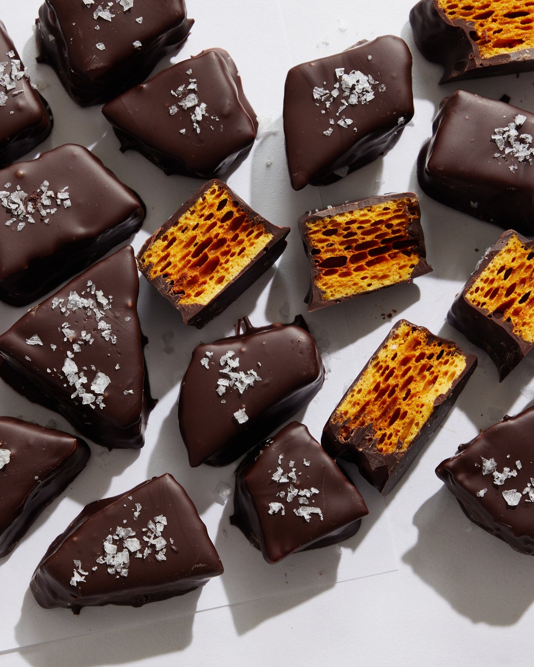 Salted Dark Chocolate Honeycomb Candy