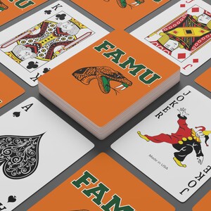 FAMU Rattler Poker Cards: Deal in Style and Spirit