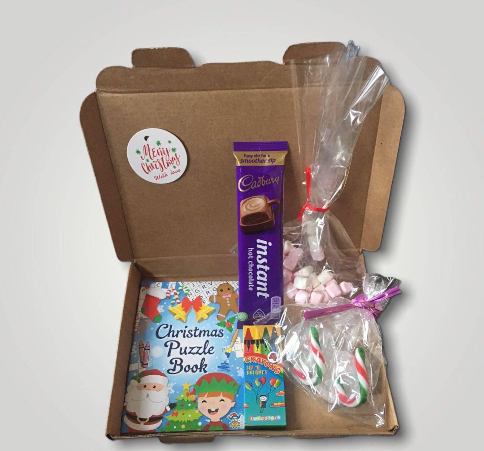 Kids Personalised Christmas Eve Gift Box Sweets Colour in - Etsy UK