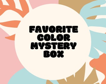Favorite Color Mystery Box Cottagecore Crowcore Fairycore frog Frogcore fairy insects jewelry fruit fruit theme pride month colorful