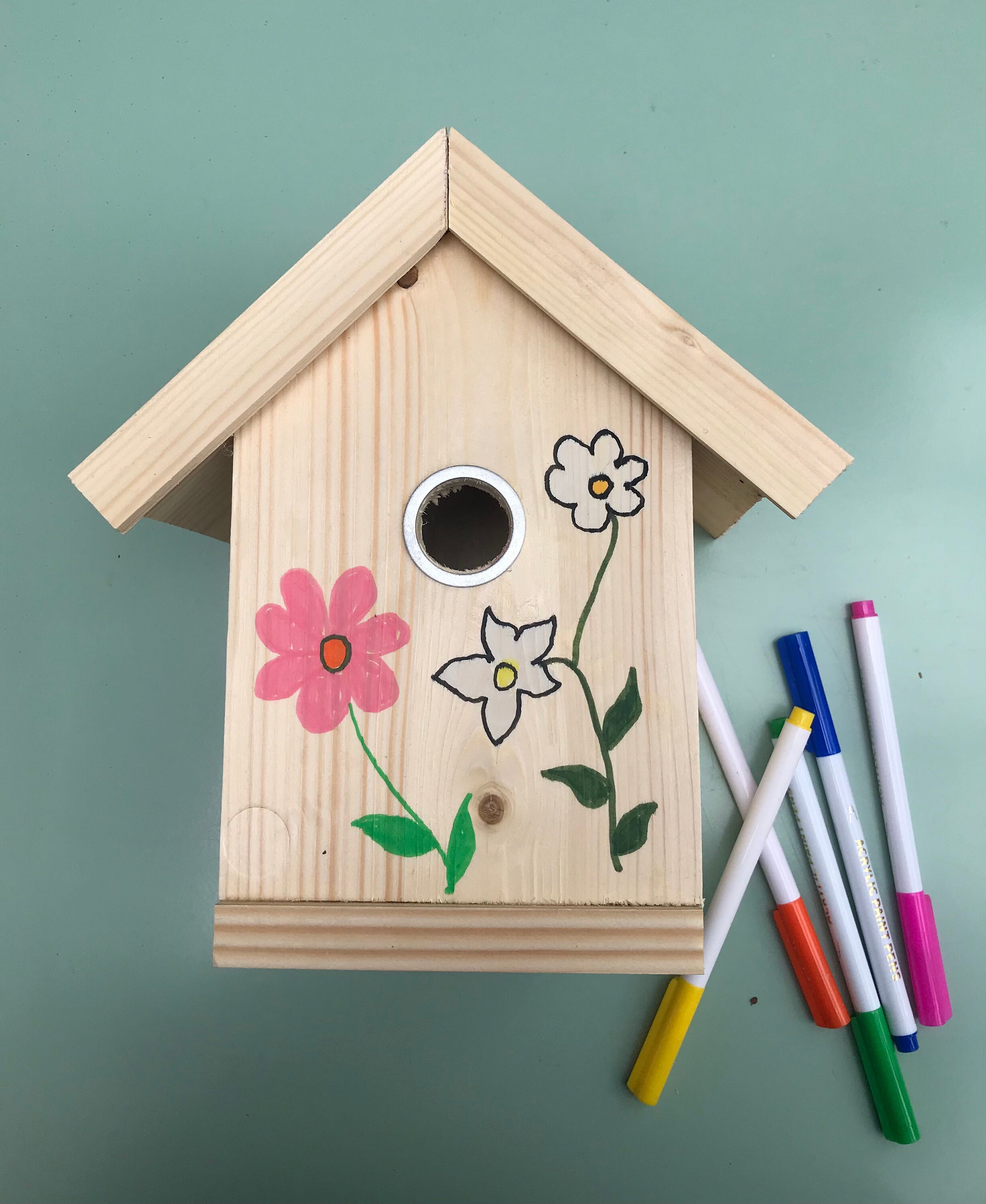 Paint your own handmade Wooden Bird House. Etsy