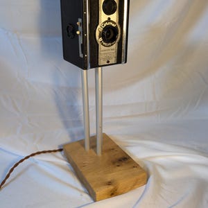 Vintage Box Camera Lamp