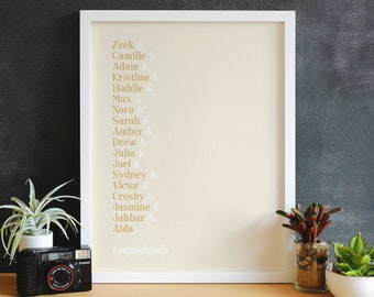 Parenthood show, Squad Goals, digital printable download