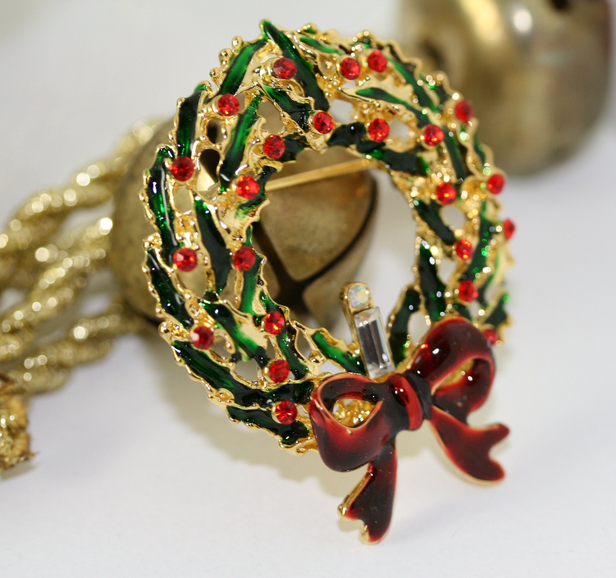 Brooch wreath sale