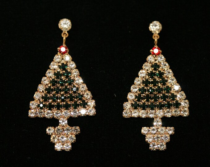 Pink Beaded and Pearl Santa Hat Earrings Christmas Earrings Etsy