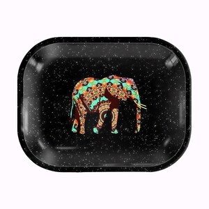 Rolling Tray “Space Elephant” 5.5” x 7” Tobacco Smoke Accessories