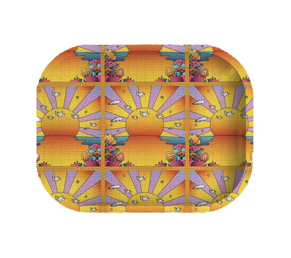 tobacco as a psychedelic Rolling Tray “Cali Sunshine