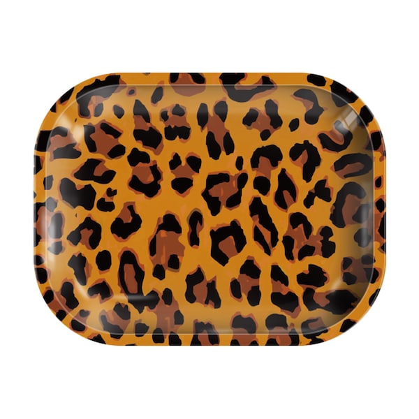 Rolling Tray “Leopard” 5.5” x 7" Tobacco Smoke Accessories - Animal Print