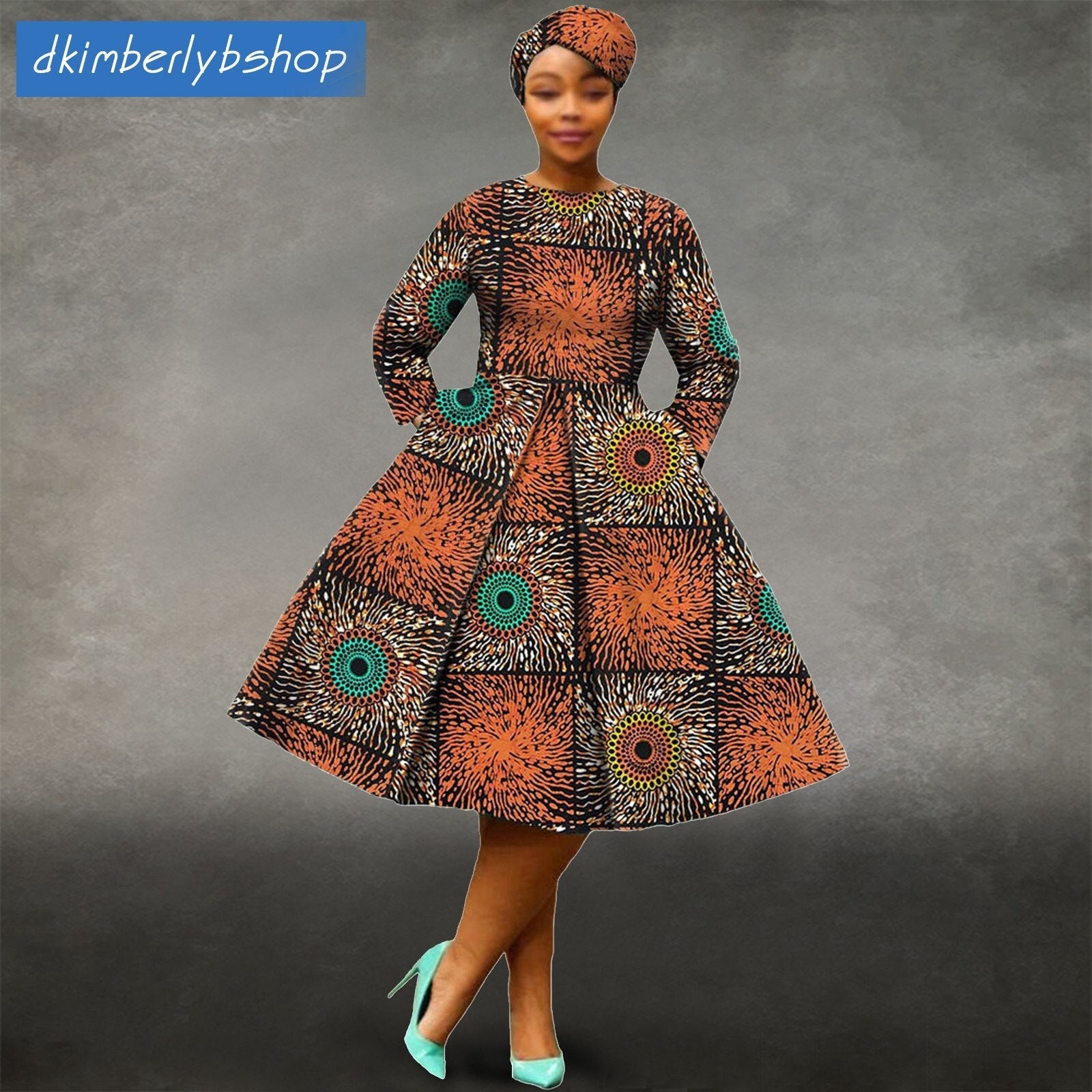 African Attire for Women African Prints Fabric Ball Grown - Etsy
