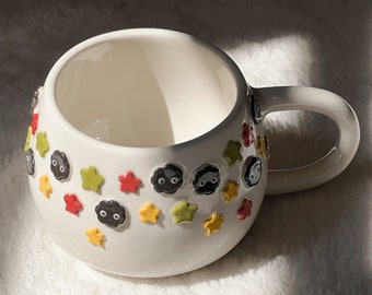 Soot sprites cup , coffee cup, tea cup, morning cup CHUBBY size