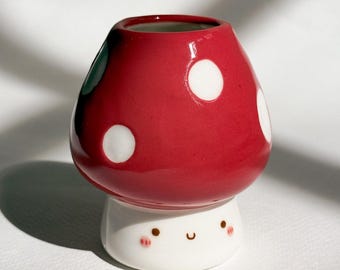 Mushroom chasen holder, whisk holder