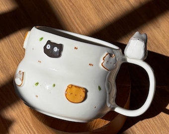 CAT, FLUFFY size cup