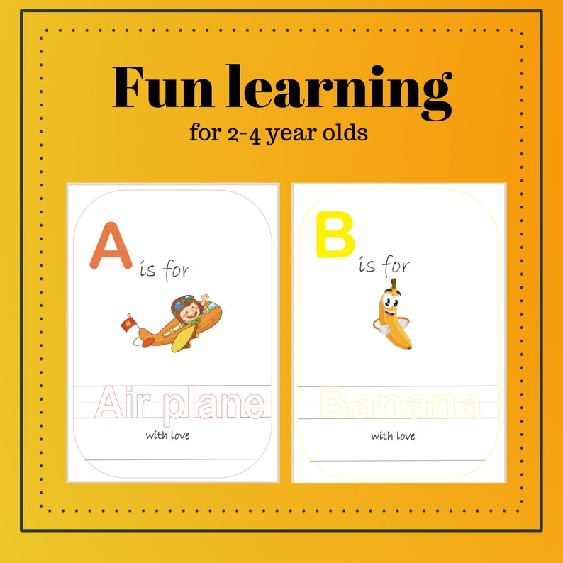First Fun Abc ABC Alphabet Fun my First ABC Baby Shower Book Virtual Baby - Etsy