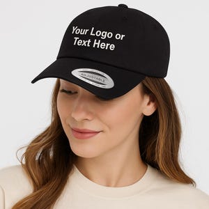 Benutzerdefinierte gesticktes Logo oder Text YP Classics Dad Cap unstrukturiert
