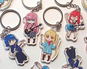 KEYCHAIN Kessoku Band, Bocchi the Rock, Hitorio Gotoh, Nijika Ijichi, Ryo Yamada, Ikuyo Kita