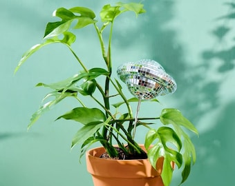 Disco Planet | Disco Ball Plant Stakes | Disco Ball Decor | Dopamine Decor