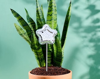 Disco Star - Disco Ball Decorative Plant Stakes
