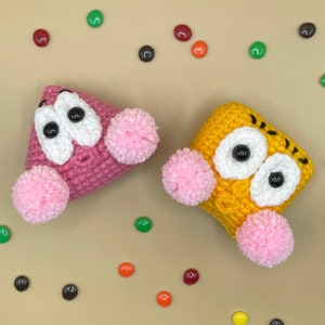 SpongeBob crochet plush doll | Handmade SpongeBob toy | Amigurumi cute Patrick Star plush | SpongeBob SquarePants cartoon toy | cute gift