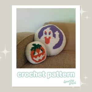 Spooky Dough-bleBatch Kissen - Häkelanleitungs-Bundle - Groß + Mini Zuckerkeks - Halloween
