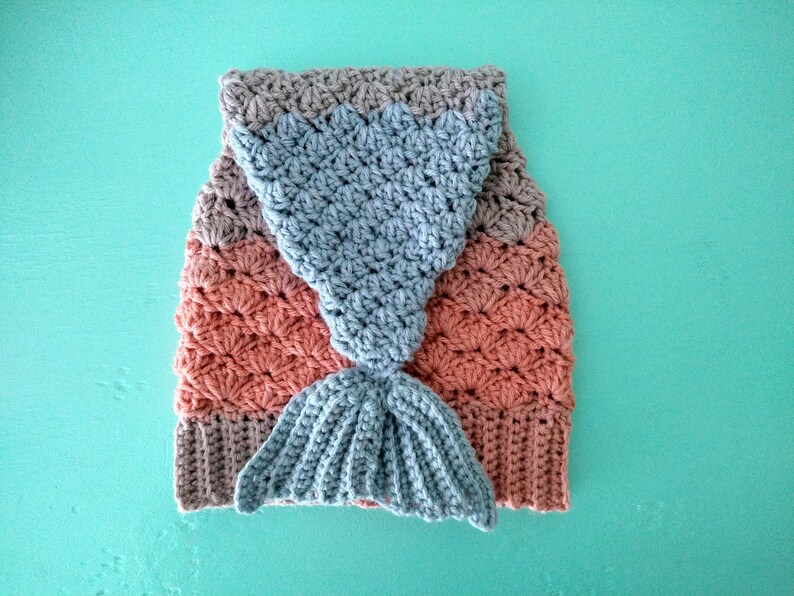 Lorelai Mermaid Hat Pattern Crochet Tail Fin Merfolk Etsy