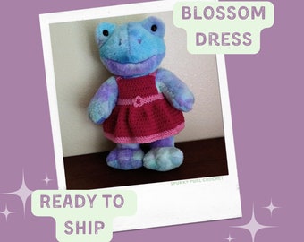Blossom Dress - Build a Bear - Skirt - Flower - BAB - Doll Clothing - Formal Dress- BAB Outfit - Kawaii - Pink - Spring -  Toy clothing