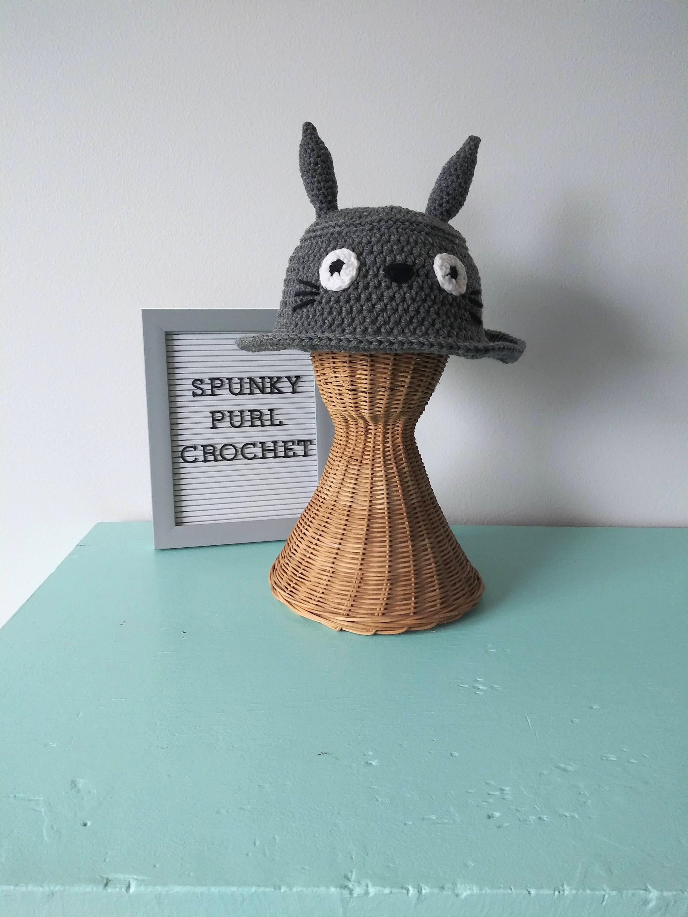 Totoro Bucket Hat Totoro Hat Anime Bucket Hat Frog Etsy