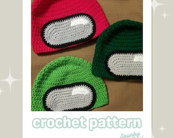 Imposter Hat - Crochet Pattern - Among Us Beanie