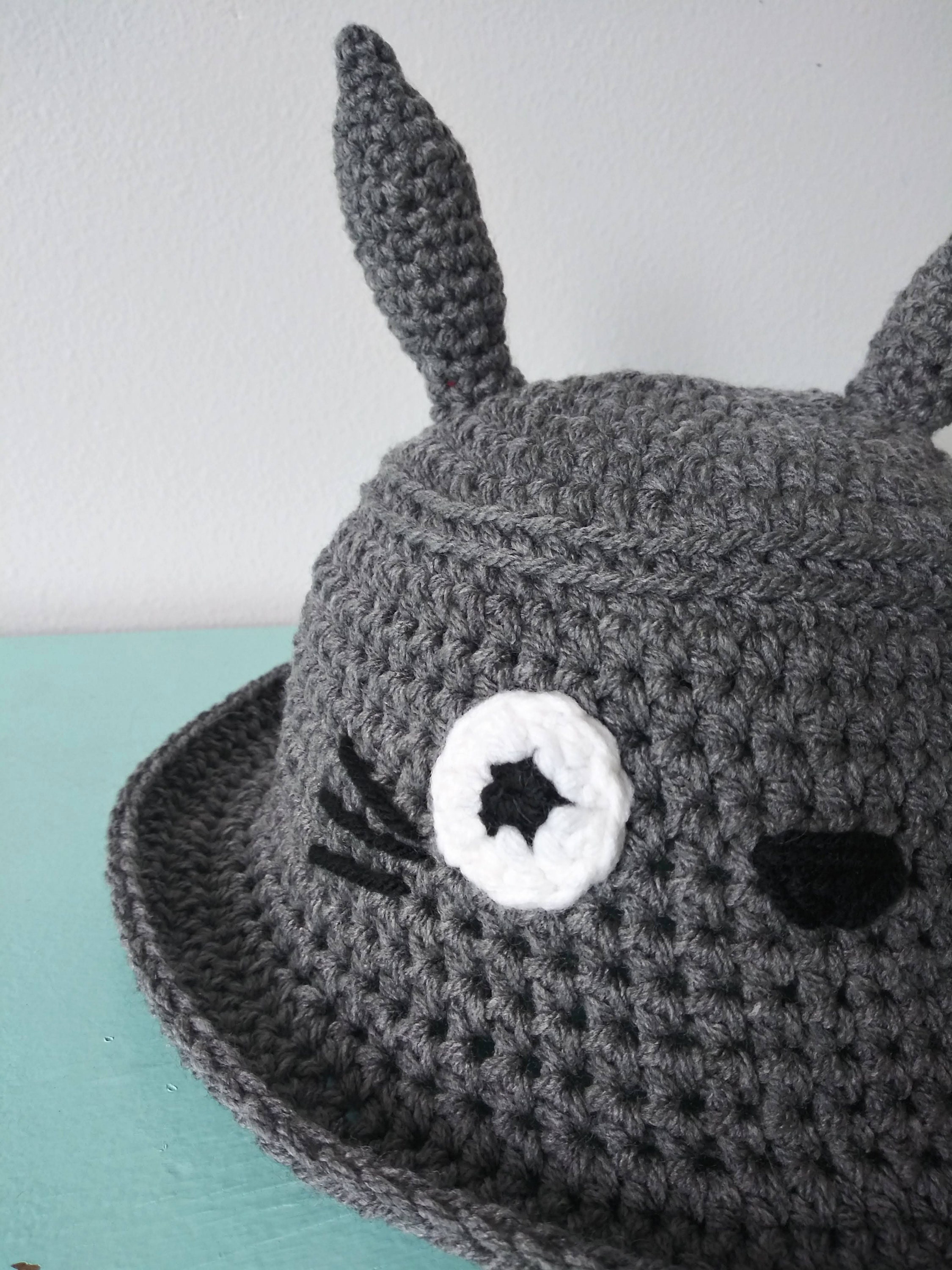 Totoro Bucket Hat Pattern Totoro Crochet Hat Anime Crochet Etsy