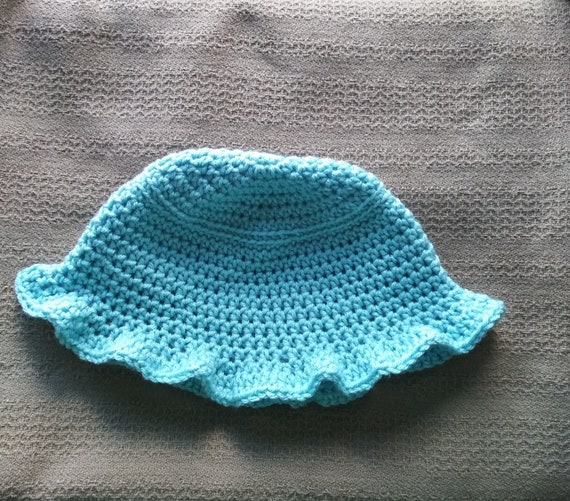 Janey Bucket Hat Crochet Pattern Frilly 