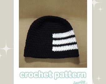 Death the Kid Hat - Crochet Pattern - Soul Eater - Anime Cosplay