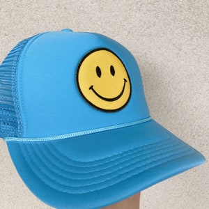 Smiley Face Trucker Hat - Etsy