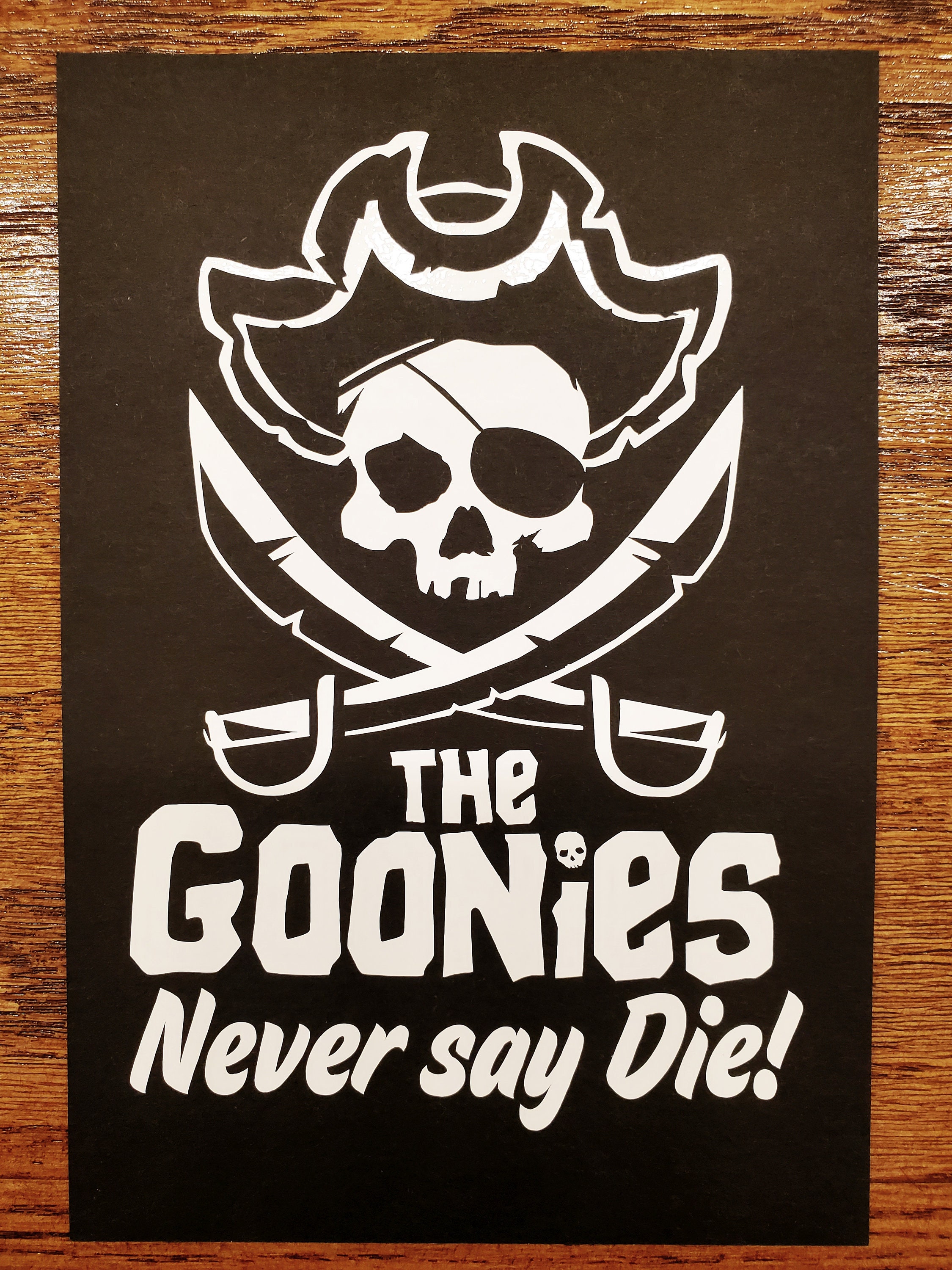 One Eyed Willy Goonies White Vinyl Decal - Etsy