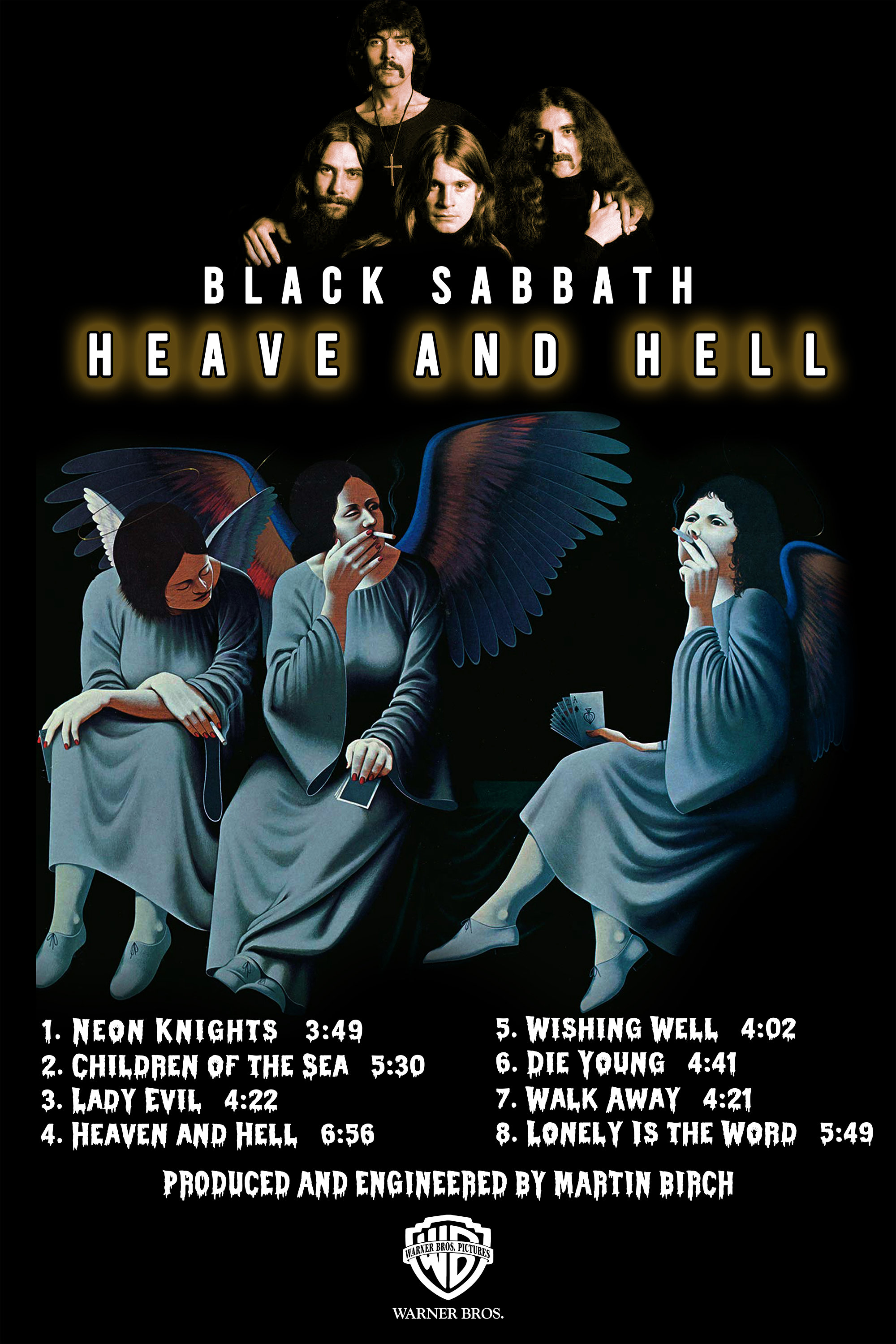 Black Sabbath Heaven and Hell Album Music Band Heavy Metal Etsy