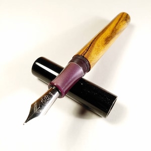 Penna stilografica kitless in bocote ed ebanite/Bespoke fountain pen in bocote and ebonite
