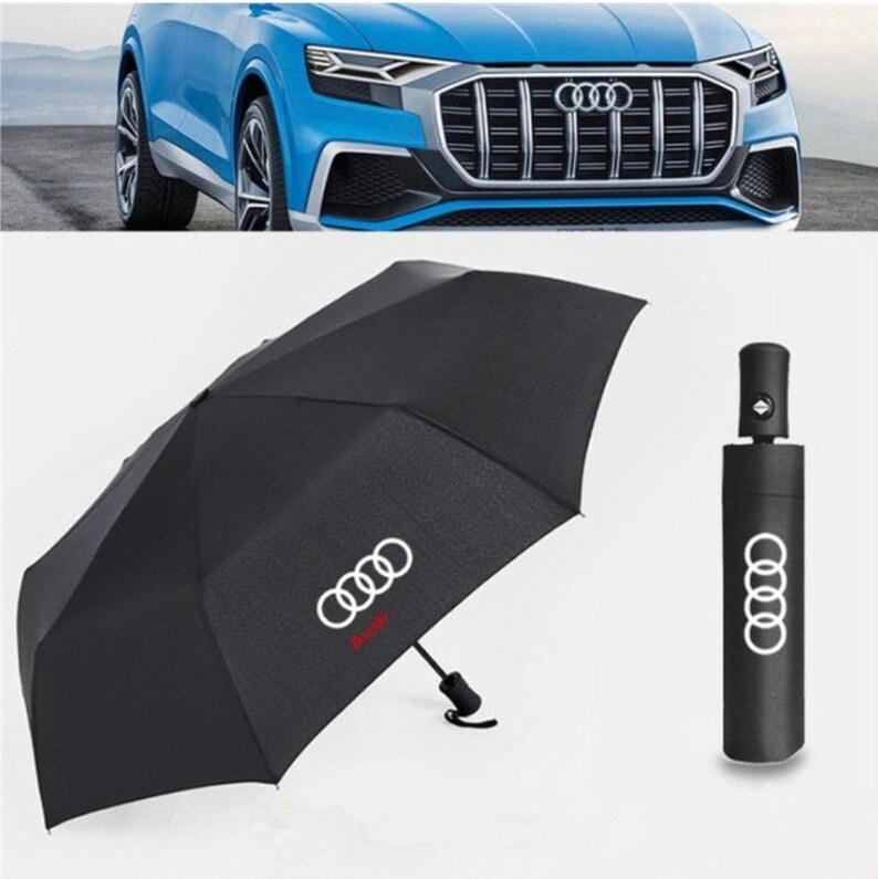 Audi Umbrella Fully Automatic Push Button Brolly Rain Winter Etsy UK