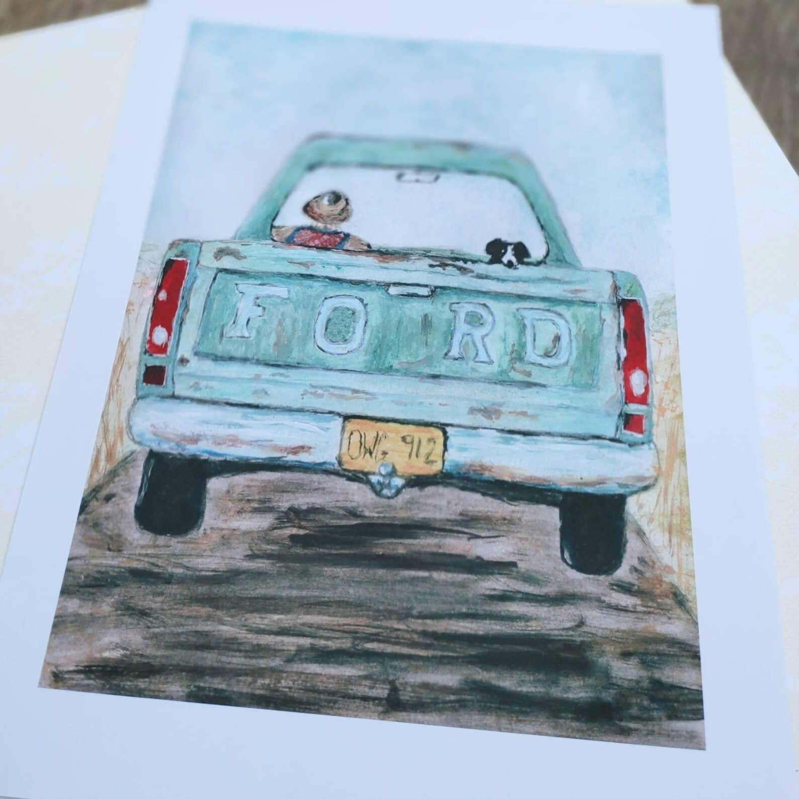 Farm truck art Old truck wall art Truck print Farm decor Etsy